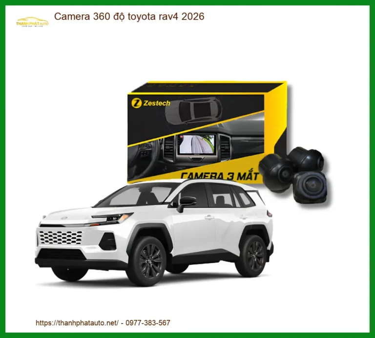 Camera 360 độ Toyota Rav4 2026 - Địa Chỉ Lắp Đặt Uy Tín TPHCM