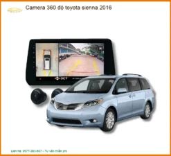 Camera 360 độ Toyota Sienna 2016 - Trung Tâm Lắp Đặt Chính Hãng TPHCM