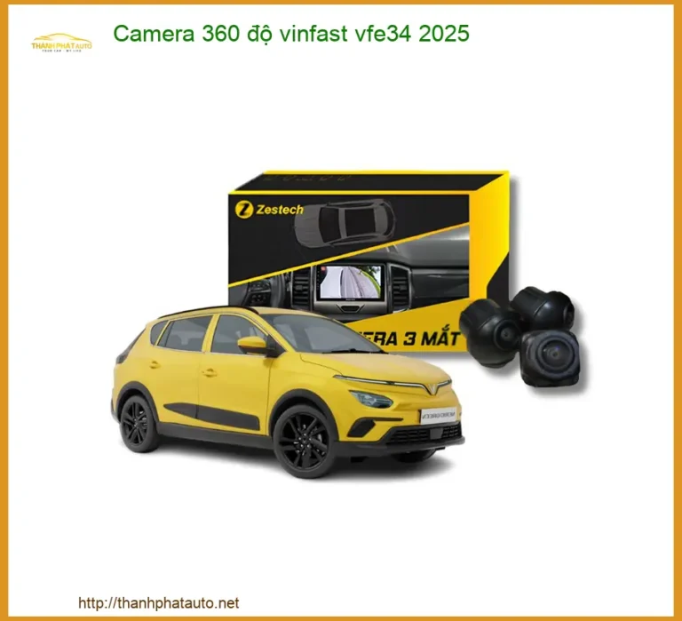 Camera 360 độ Vinfast VFe34 2025 - Trung Tâm Lắp Đặt Chính Hãng TPHCM