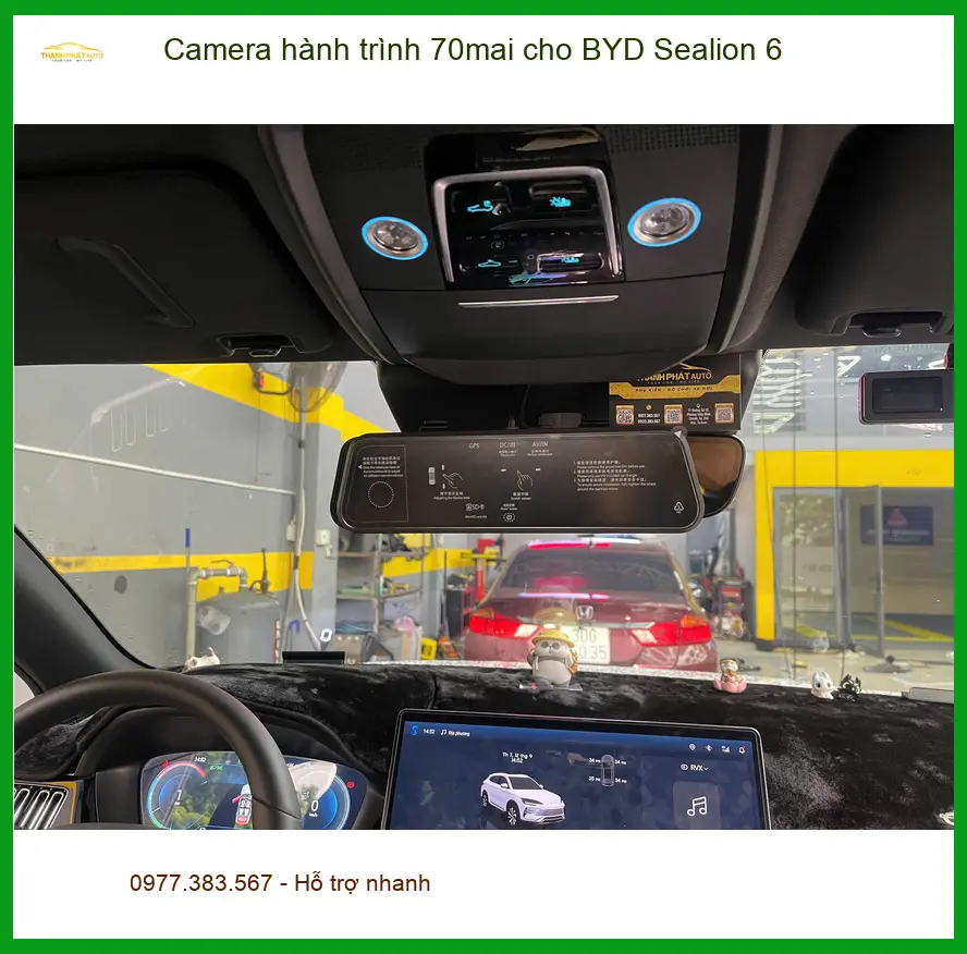 Anh Trí lắp Camera hành trình 70mai cho BYD Sealion 6 tại Quận 9