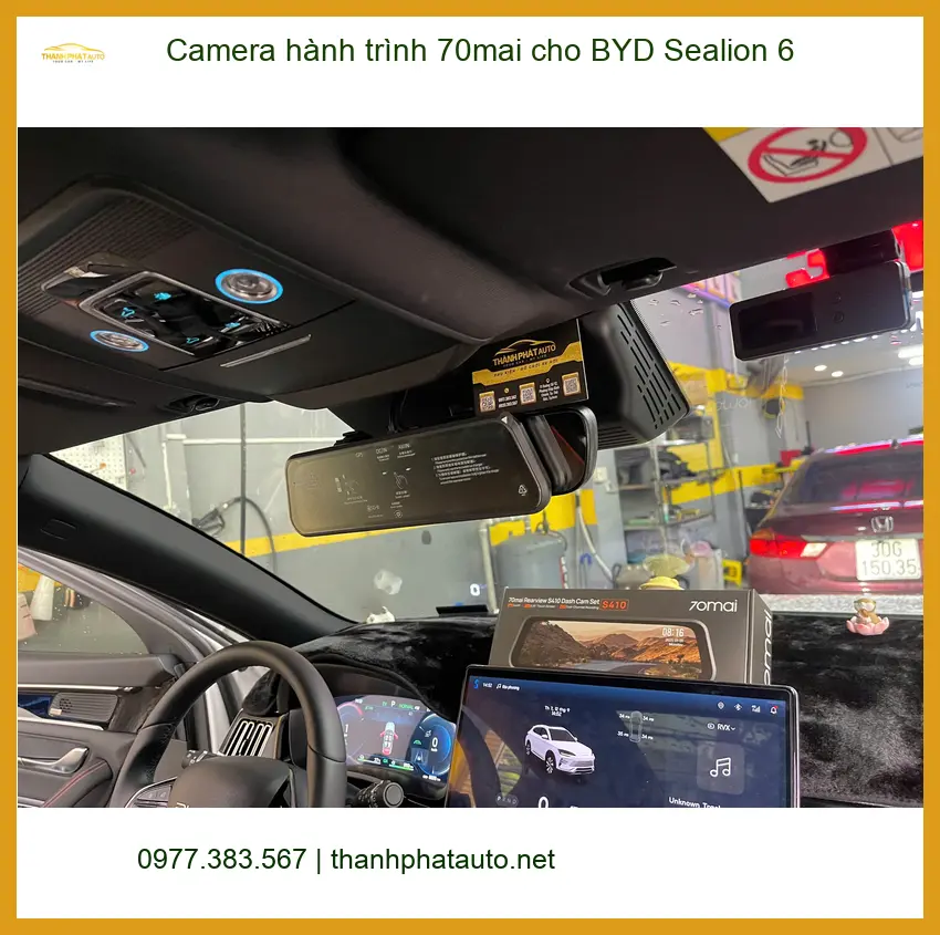 Anh Trí lắp Camera hành trình 70mai cho BYD Sealion 6 tại Quận 9 ảnh thực tế 3