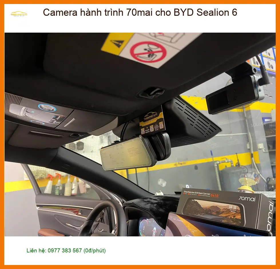 Anh Trí lắp Camera hành trình 70mai cho BYD Sealion 6 tại Quận 9 ảnh thực tế 4