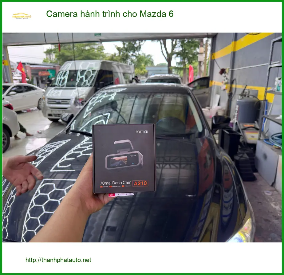 Anh Tuấn Kiệt lắp Camera hành trình cho Mazda 6 tại Quận 9 để an tâm lái xe ảnh thực tế 2