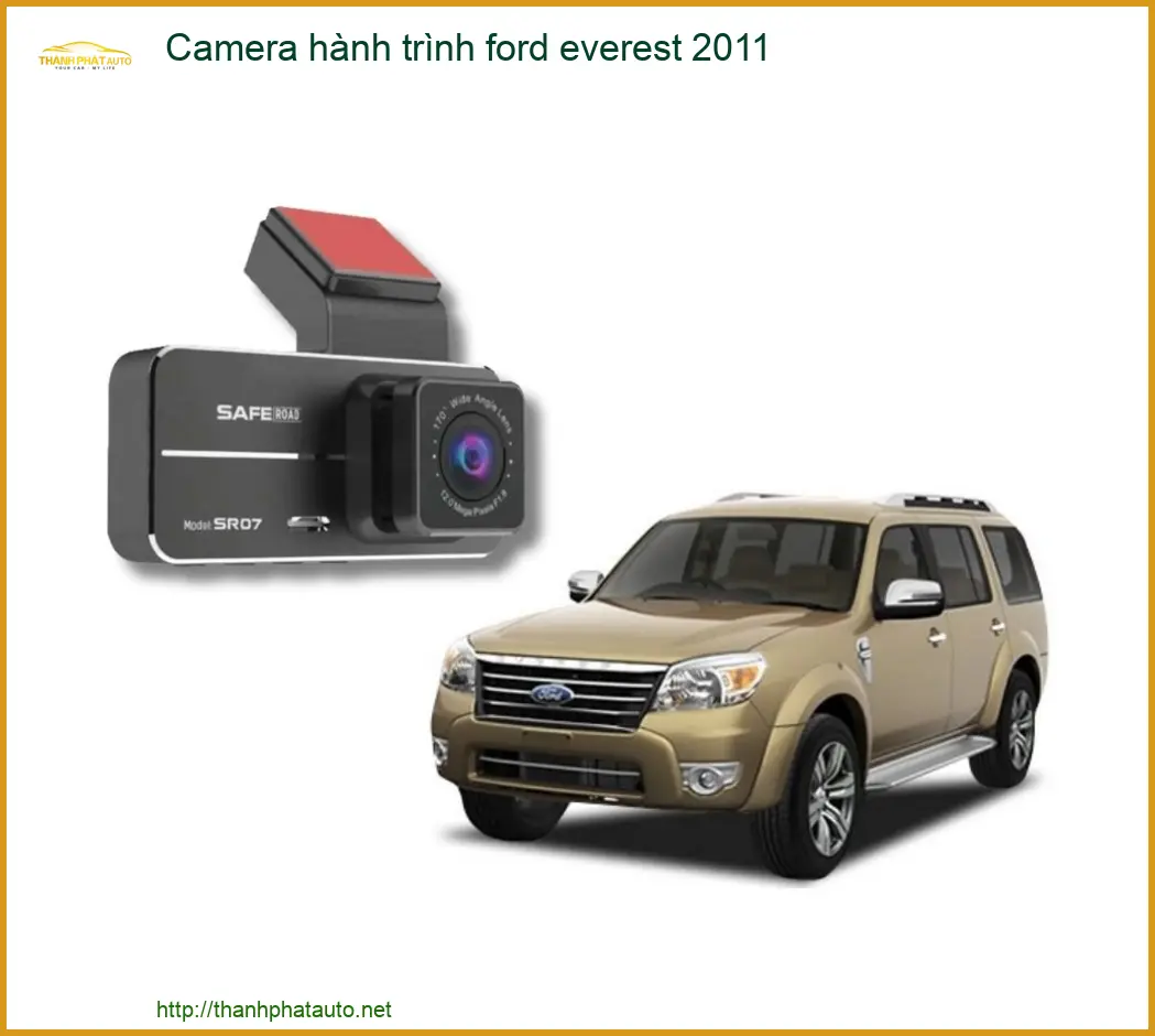 Camera Hành Trình Ford Everest 2011 - Trung Tâm Lắp Đặt Chính Hãng TPHCM