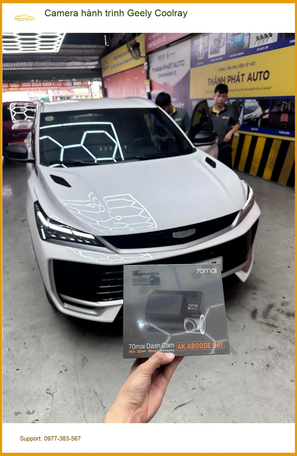 Anh Minh gắn Camera hành trình Geely Coolray Quận 12 chất lượng cao ảnh thực tế 5