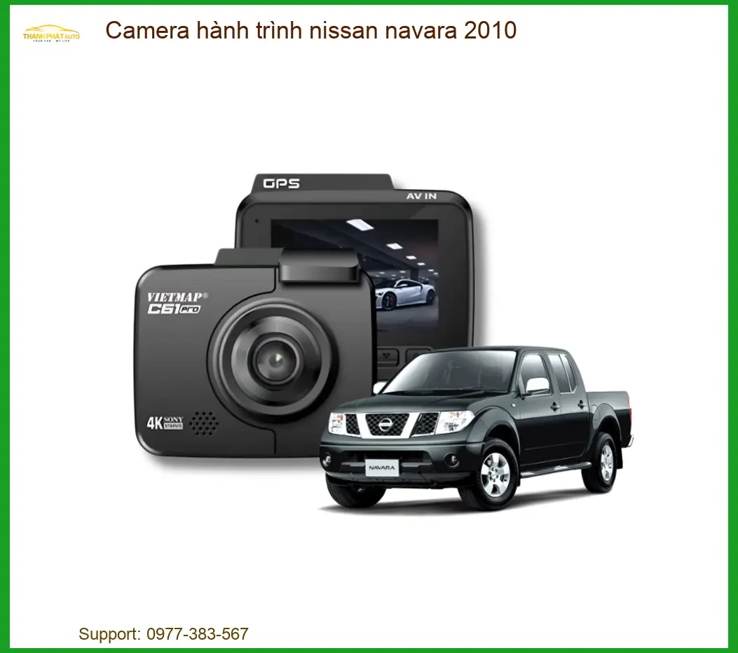 Camera Hành Trình Nissan Navara 2010 - Trung Tâm Lắp Đặt Uy Tín TPHCM