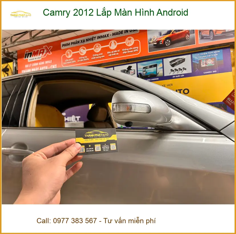 Anh Minh lắp màn hình Android cho Camry 2012 tại Quận 12 để trải nghiệm công nghệ mới ảnh thực tế 2