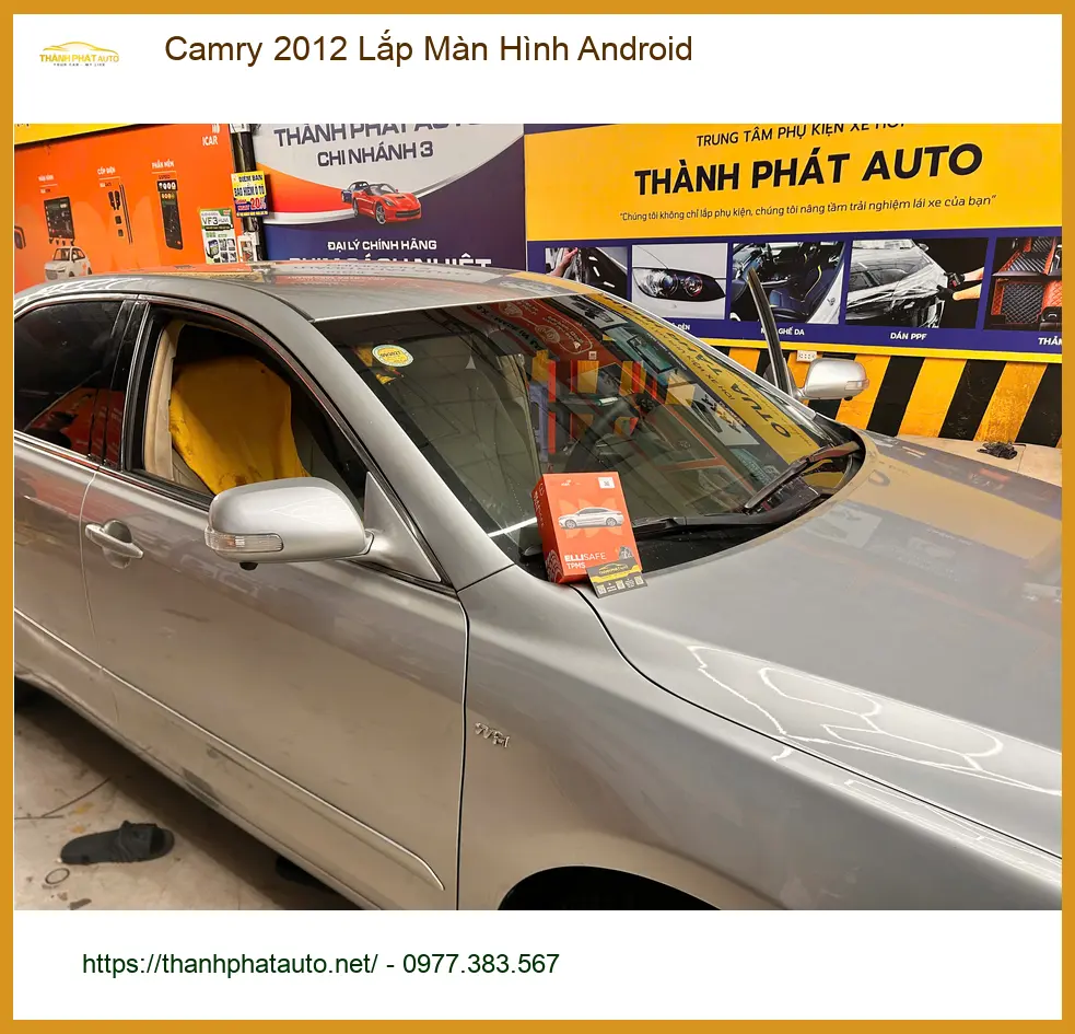 Anh Minh lắp màn hình Android cho Camry 2012 tại Quận 12 để trải nghiệm công nghệ mới ảnh thực tế 4