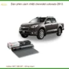 Dán Phim Cách Nhiệt Chevrolet Colorado 2013 - Địa Chỉ Lắp Đặt Uy Tín TPHCM
