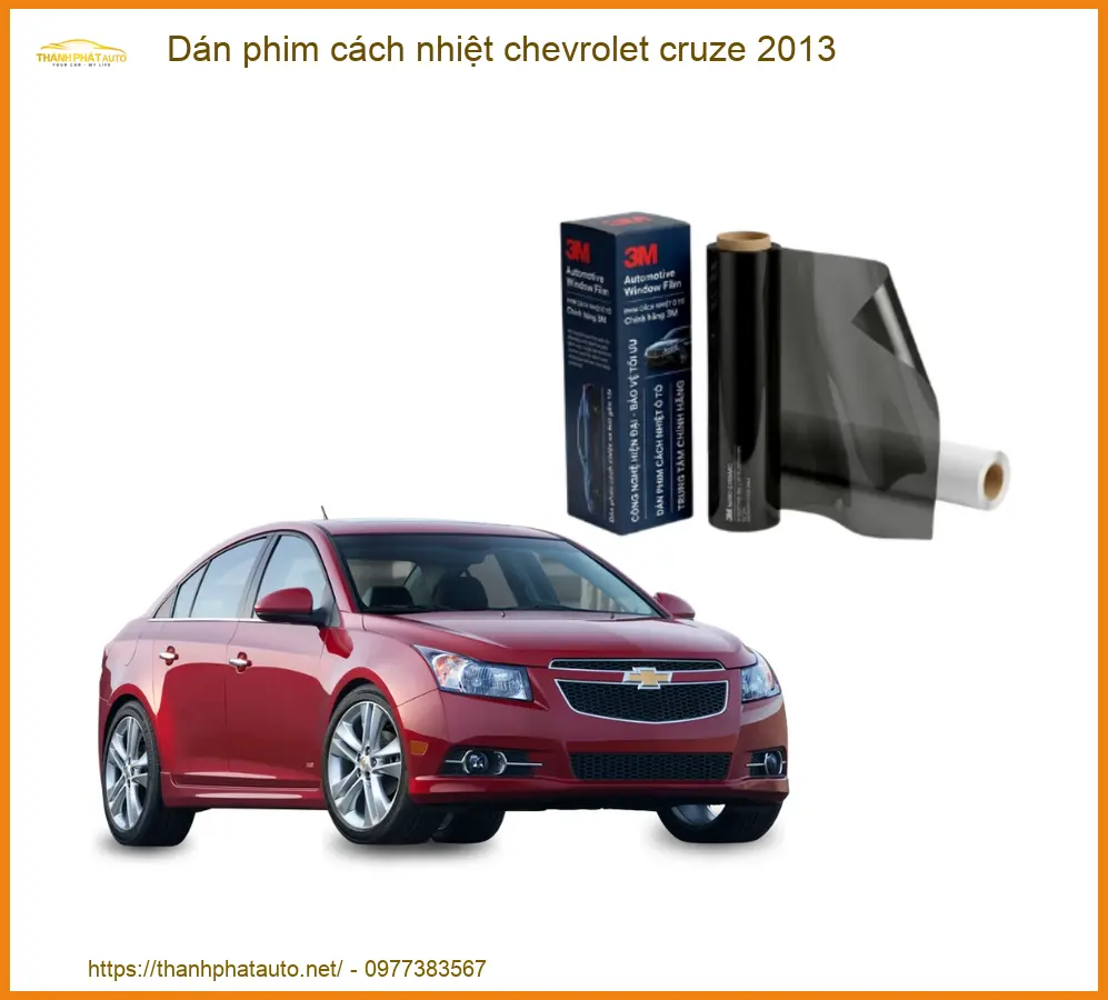 Dán Phim Cách Nhiệt Chevrolet Cruze 2013 - Trung Tâm Gắn Chính Hãng TPHCM