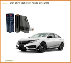 Dán Phim Cách Nhiệt Honda Civic 2016 - Đơn Vị Thi Công Cao Cấp TPHCM