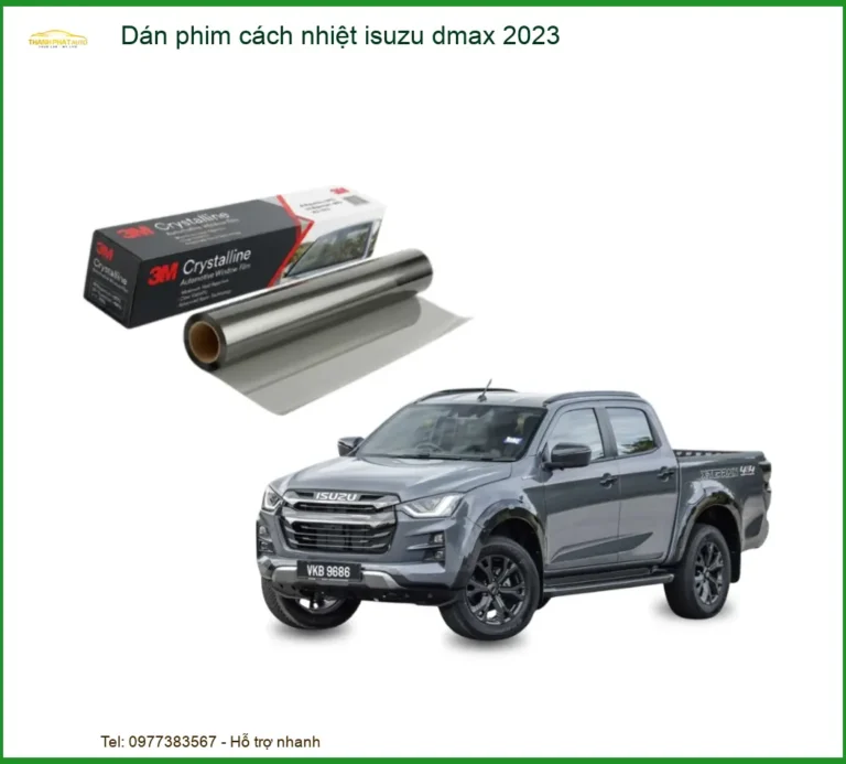 Dán Phim Cách Nhiệt Isuzu Dmax 2023 - Địa Chỉ Lắp Đặt Uy Tín TPHCM