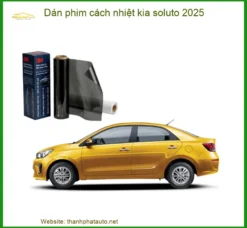 Dán Phim Cách Nhiệt Kia Soluto 2025 - Địa Chỉ Lắp Đặt Chính Hãng TPHCM