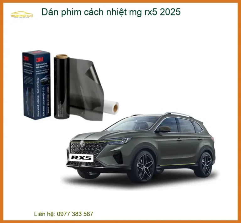 Dán Phim Cách Nhiệt MG RX5 2025 - Địa Chỉ Lắp Đặt Uy Tín TPHCM