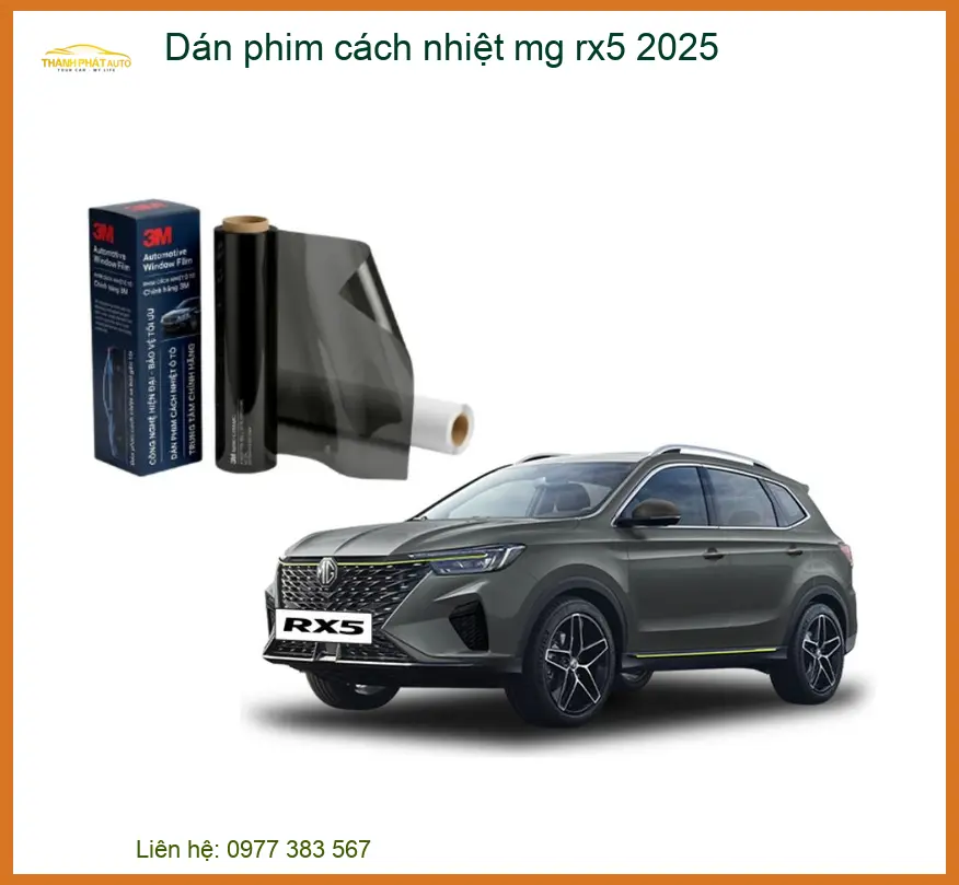 Dán Phim Cách Nhiệt MG RX5 2025 - Địa Chỉ Lắp Đặt Uy Tín TPHCM