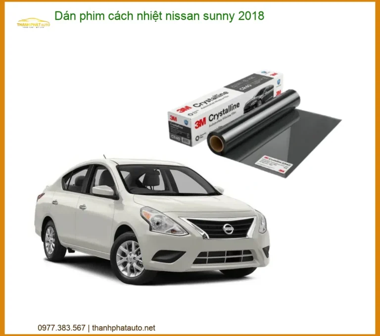 Dán Phim Cách Nhiệt Nissan Sunny 2018 - Trung Tâm Lắp Đặt Uy Tín TPHCM