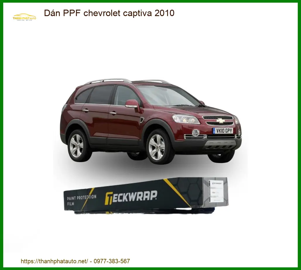 Dán PPF Chevrolet Captiva 2010 - Địa Chỉ Lắp Đặt Uy Tín TPHCM
