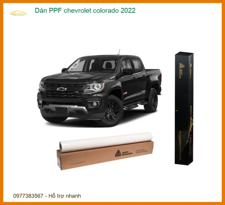 Dán PPF Chevrolet Colorado 2022 - Trung Tâm Thi Công Chính Hãng TPHCM