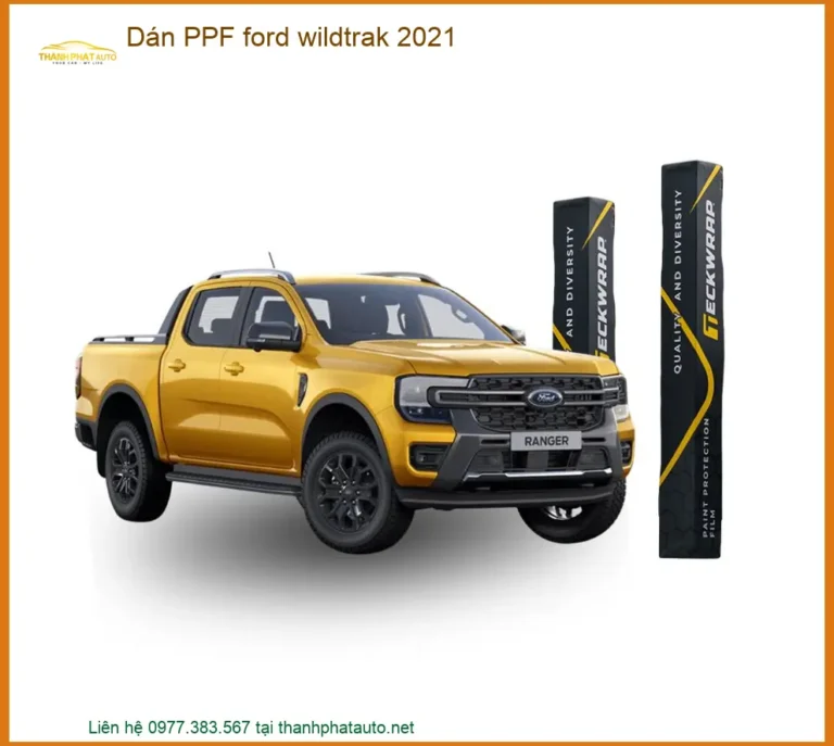 Dán Phim PPF Bảo Vệ Ford Wildtrak 2021 - Địa Chỉ Thi Công Uy Tín TPHCM