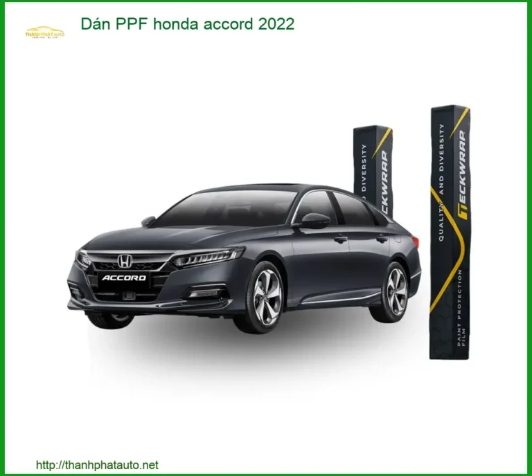 Dán PPF Honda Accord 2022 - Trung Tâm Thi Công Uy Tín TPHCM