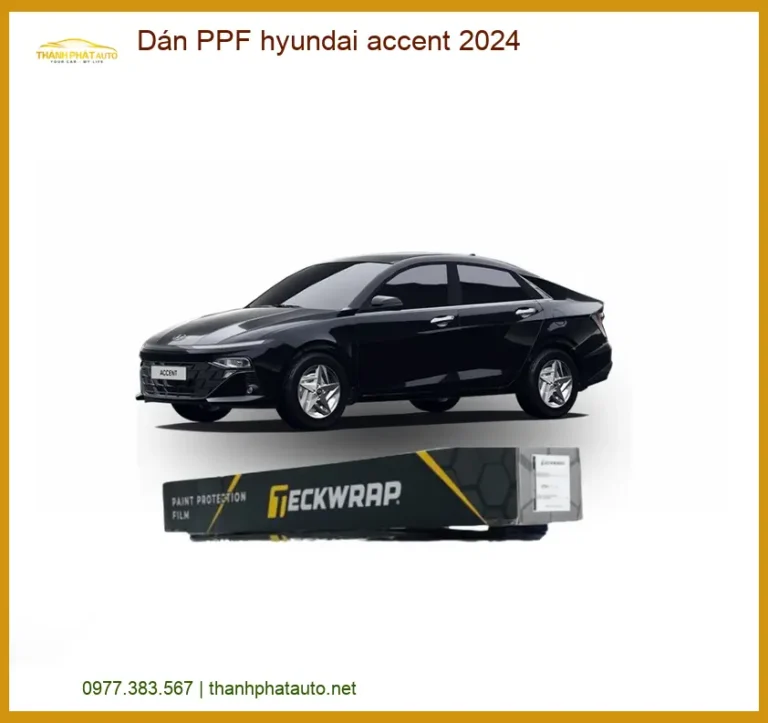 Dán PPF Hyundai Accent 2024 - Địa Chỉ Lắp Đặt Chính Hãng TPHCM