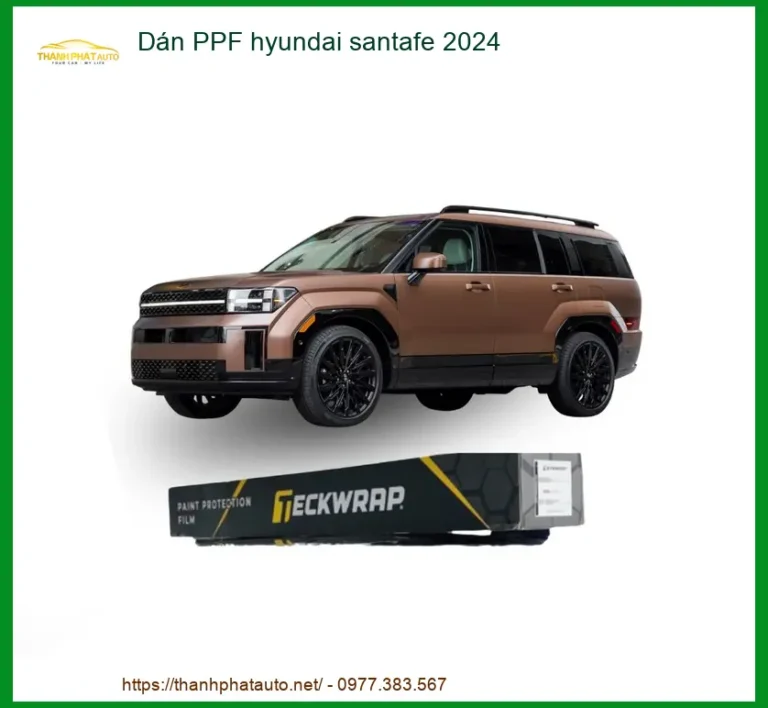Dán Phim Bảo Vệ Sơn PPF Hyundai Santafe 2024 - Địa Chỉ Lắp Đặt Uy Tín TPHCM