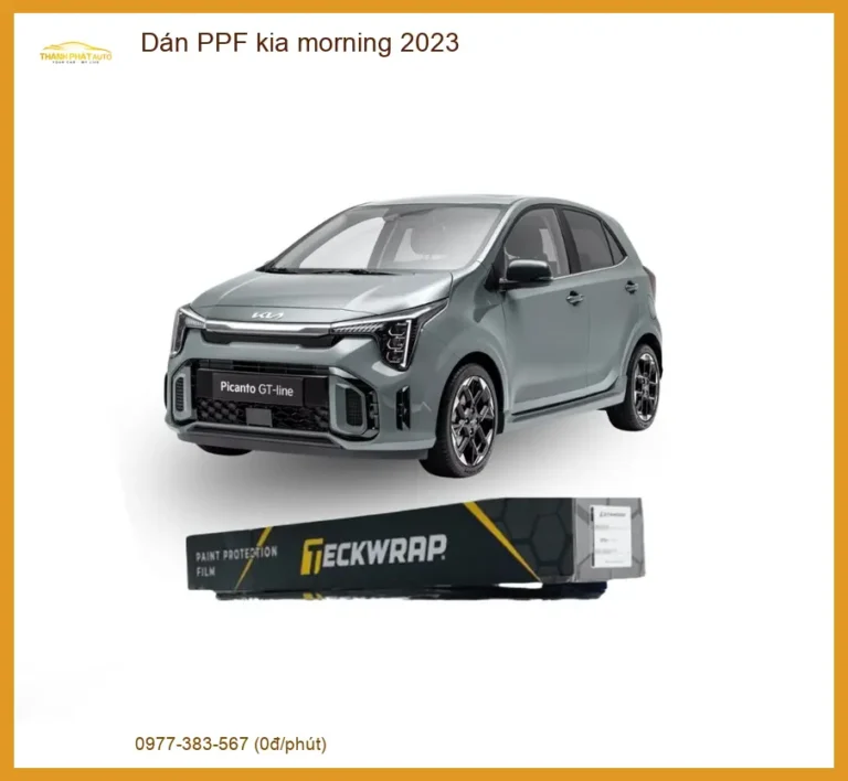 Dán PPF Kia Morning 2023 - Địa Chỉ Thi Công Chính Hãng TPHCM