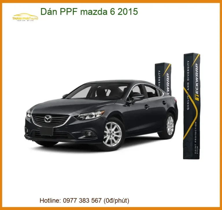 Dán PPF Bảo Vệ Sơn Xe Mazda 6 2015 - Địa Chỉ Thi Công PPF Chính Hãng TPHCM