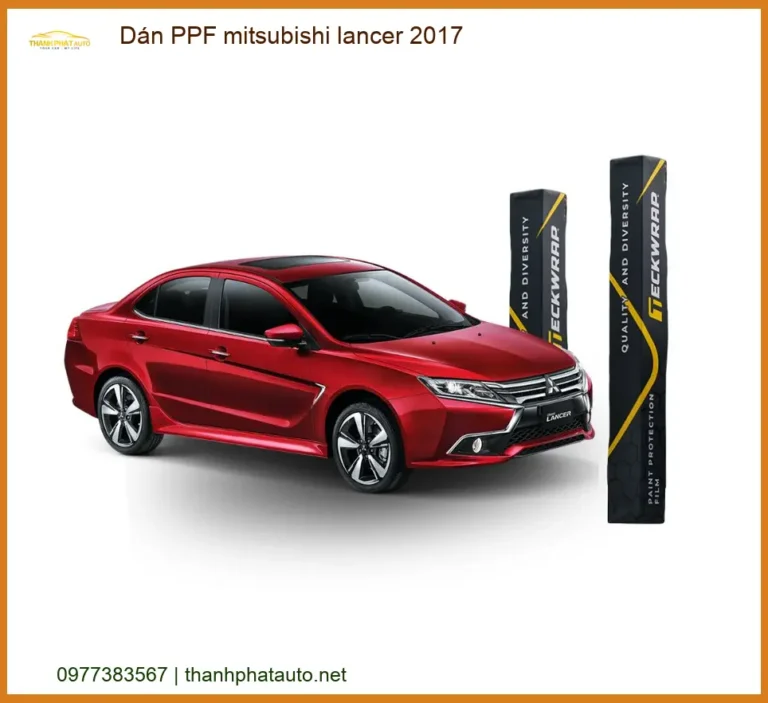 Phim Dán PPF Bảo Vệ Mitsubishi Lancer 2017 - Địa Chỉ Lắp Đặt Uy Tín TPHCM
