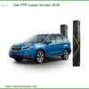 Dán PPF Subaru Forester 2018 - Địa Chỉ Nâng Cấp Chính Hãng TPHCM