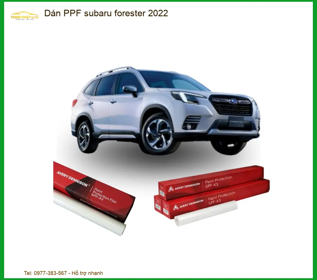 Dán PPF Subaru Forester 2022 - Trung Tâm Thi Công Cao Cấp Chính Hãng TPHCM