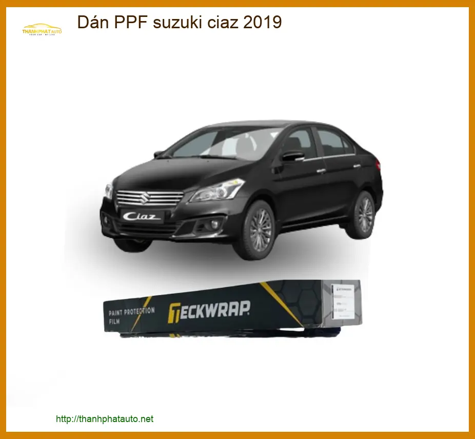 Dán PPF Suzuki Ciaz 2019 - Địa Chỉ Lắp Đặt Uy Tín TPHCM