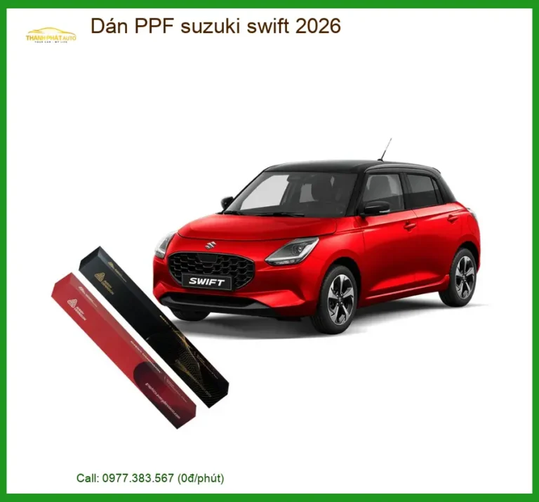 Dán PPF Suzuki Swift 2026 - Địa Chỉ Lắp Đặt Uy Tín TPHCM