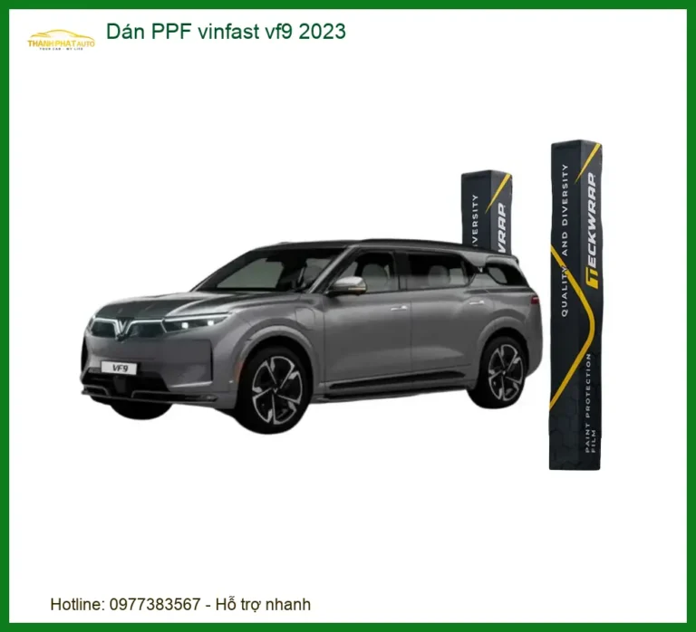 Dán PPF VinFast VF9 2023 - Địa Chỉ Lắp Đặt Phim PPF Uy Tín TPHCM