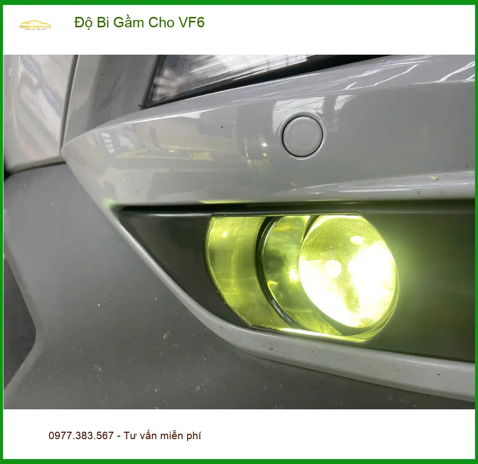 Anh Quang độ bi gầm cho VinFast VF6 tại Quận 9 để an tâm lái xe đêm ảnh thực tế 2