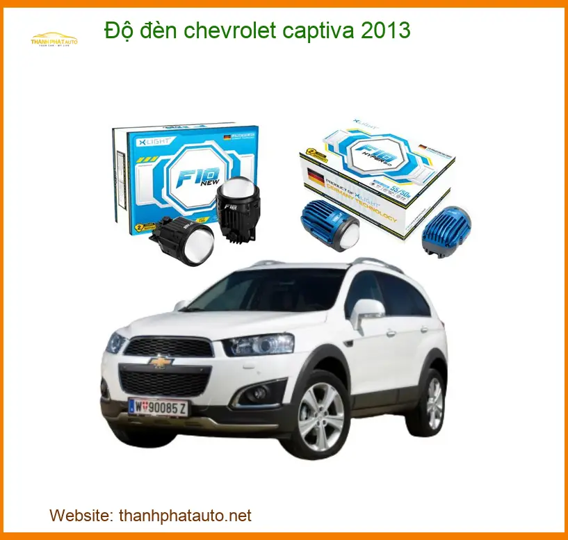 Độ đèn Chevrolet Captiva 2013 - Trung Tâm Nâng Cấp Chính Hãng TPHCM