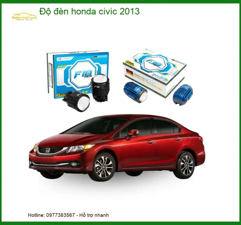 Độ Đèn Honda Civic 2013 - Địa Chỉ Lắp Đặt Uy Tín TPHCM