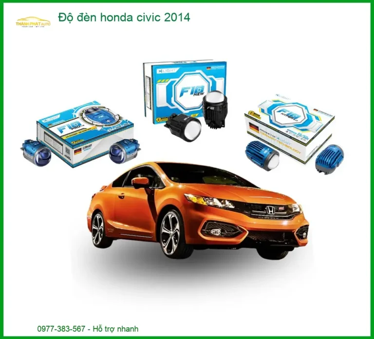 Độ Đèn Bi Xenon/LED Honda Civic 2014 - Địa Chỉ Nâng Cấp Uy Tín TPHCM