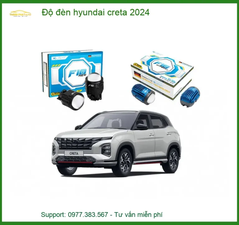 Độ Đèn Hyundai Creta 2024 - Trung Tâm Nâng Cấp Chính Hãng Uy Tín TPHCM