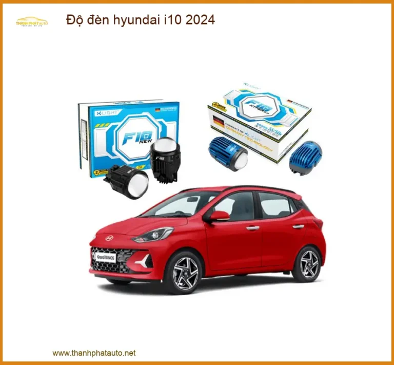 Độ Đèn Bi LED Hyundai i10 2024 - Trung Tâm Nâng Cấp Đèn Uy Tín Cao Cấp TPHCM