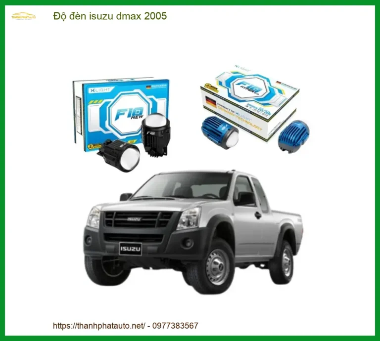 Độ Đèn Bi Xenon LED Isuzu D-Max 2005 - Đơn Vị Thi Công Chính Hãng TPHCM