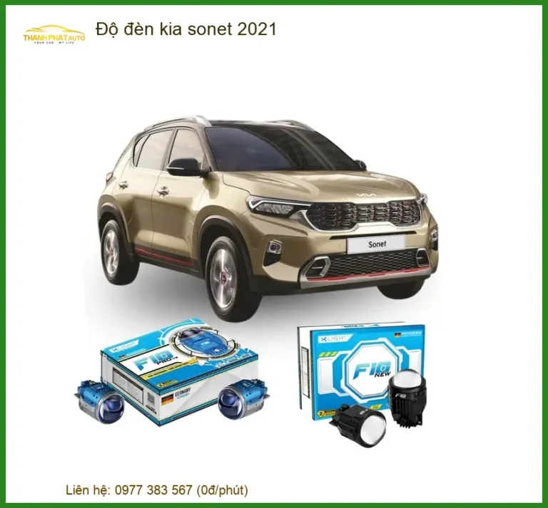 Độ Đèn LED Bi Xenon Kia Sonet 2021 - Nơi Gắn Cao Cấp Giá Tốt TPHCM