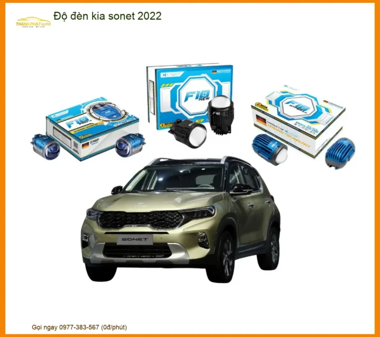 Độ đèn Kia Sonet 2022 - Địa Chỉ Lắp Đặt Nâng Cấp Chính Hãng Giá Tốt TPHCM