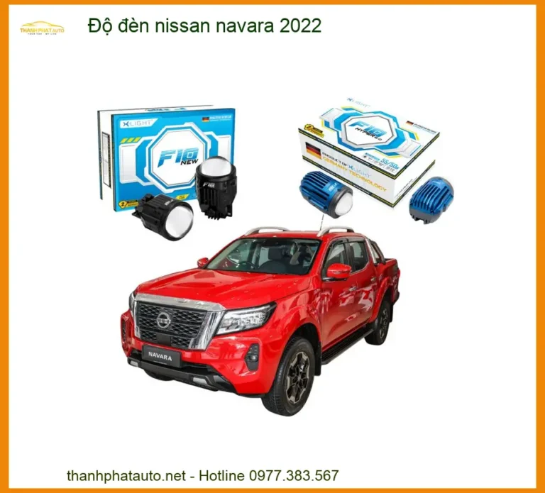 Độ Đèn Bi LED, Laser Nissan Navara 2022 - Trung Tâm Độ Uy Tín TPHCM