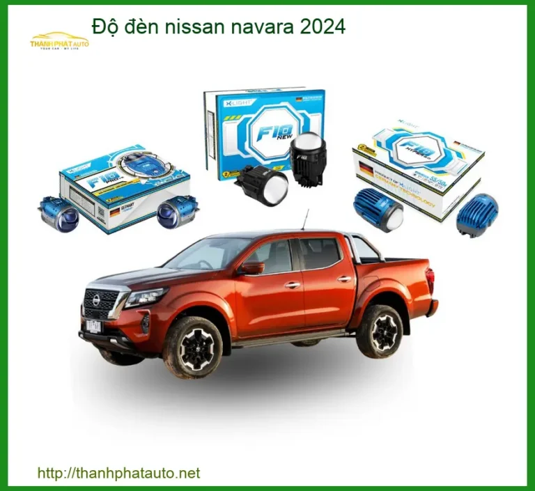 Độ Đèn Nissan Navara 2024 - Trung Tâm Chuyên Lắp Đặt Chính Hãng TPHCM