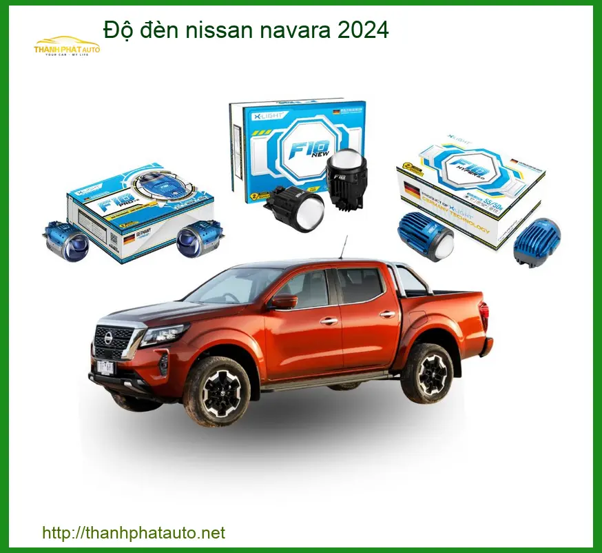 Độ Đèn Nissan Navara 2024 - Trung Tâm Chuyên Lắp Đặt Chính Hãng TPHCM
