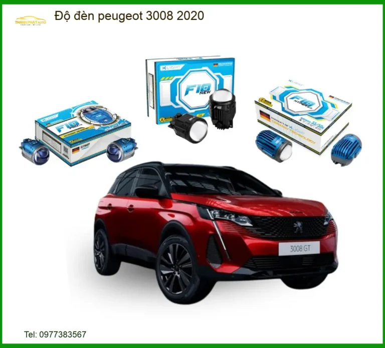 Nâng Cấp Độ Đèn Peugeot 3008 2020 - Địa Chỉ Lắp Đặt Đèn Uy Tín Chính Hãng TPHCM
