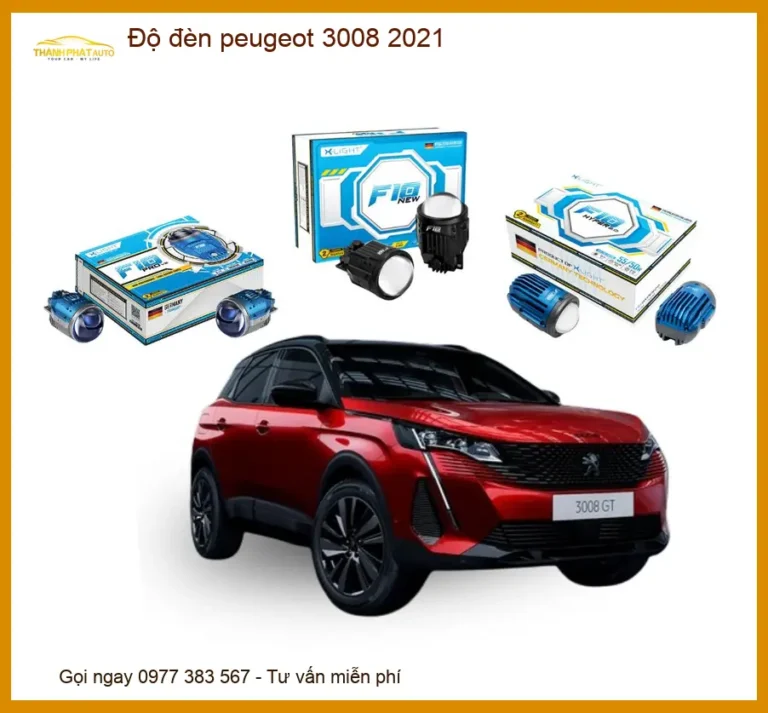 Độ Đèn Peugeot 3008 2021 - Trung Tâm Nâng Cấp Chính Hãng Giá Tốt TPHCM