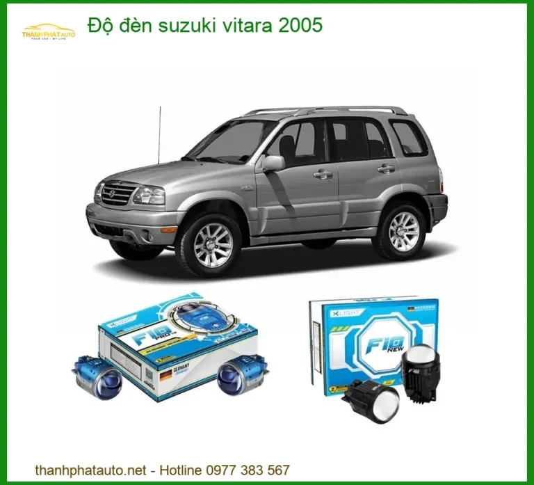 Độ Đèn Bi LED Suzuki Vitara 2005 - Trung Tâm Nâng Cấp Chính Hãng TPHCM