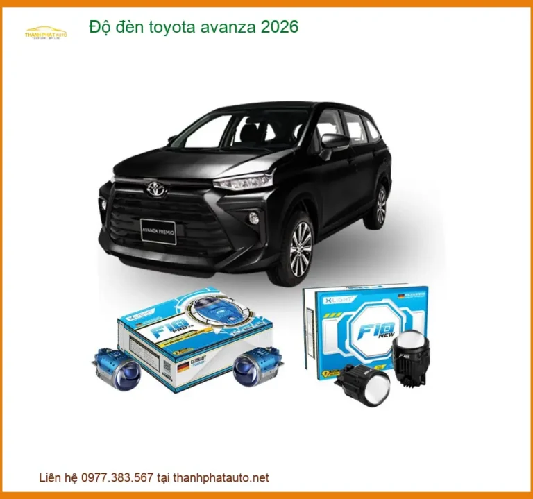 Độ Đèn Bi LED/Laser Toyota Avanza 2026 - Địa Chỉ Lắp Đặt Uy Tín TPHCM